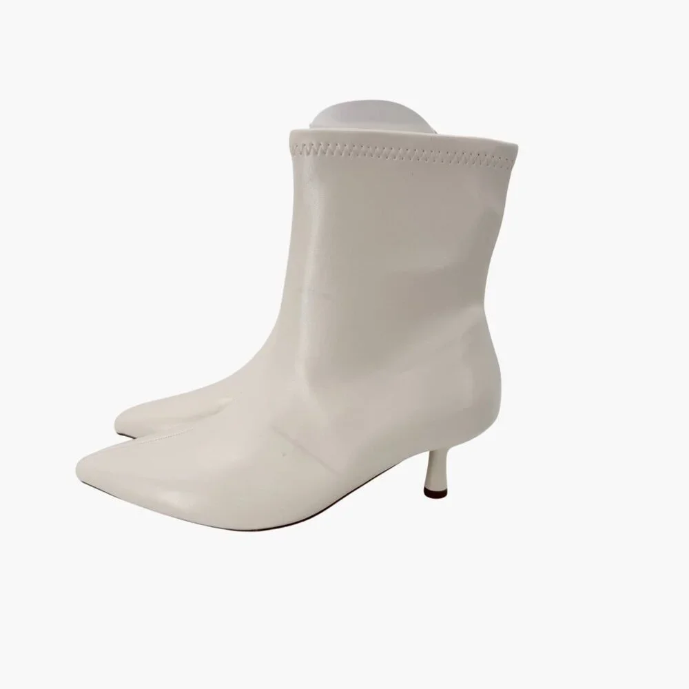 NEW A New Day Lonnie Kitten Heel Ankle Boots with Zipper Size 6.5